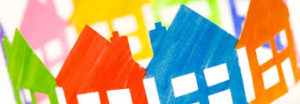 Image of drawn houses