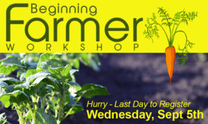 Cover photo for Beginning Farmer Workshop