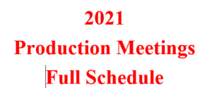 Cover photo for 2021 Production Meeting Registration Details