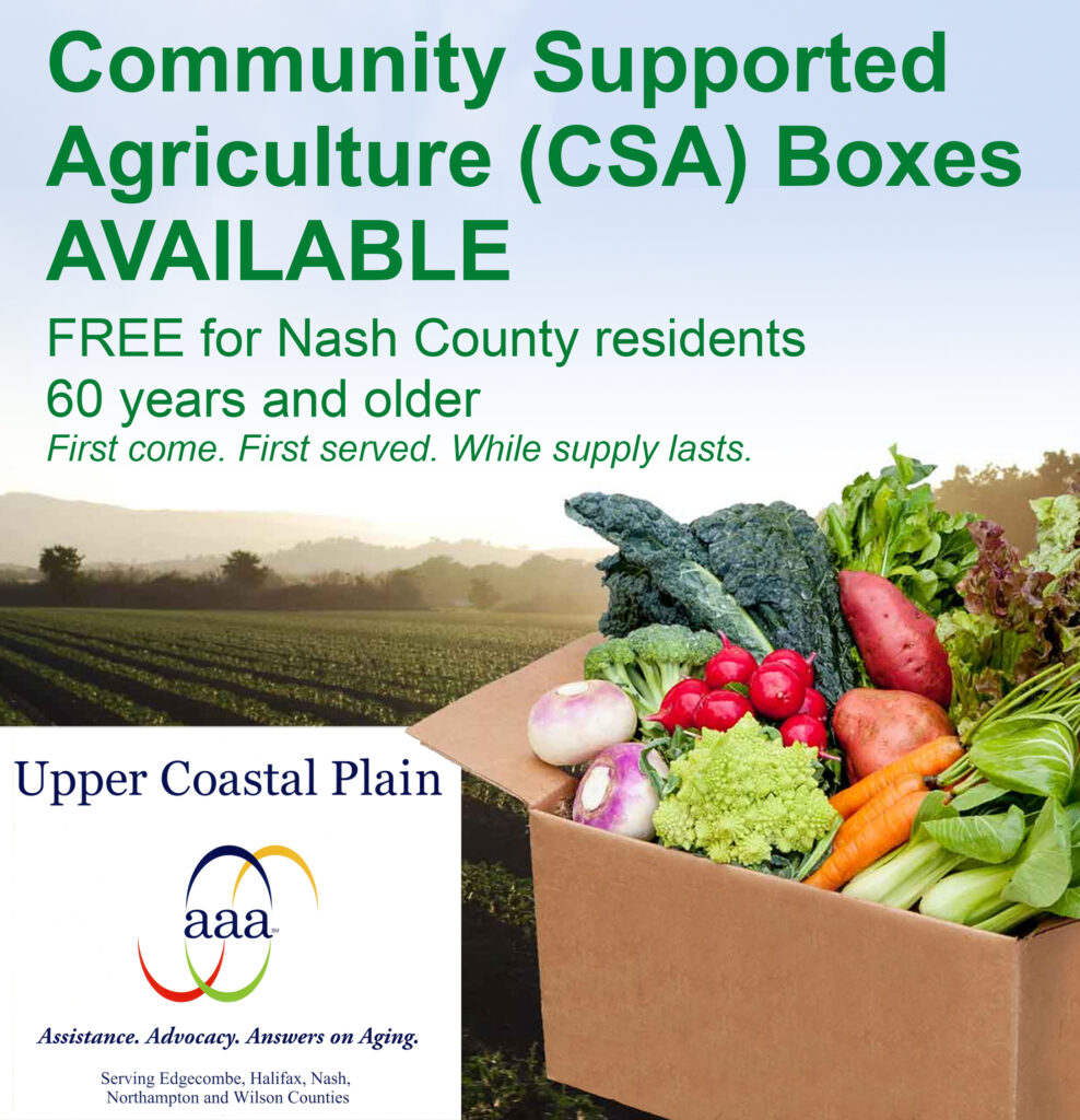 CSA Boxes Available For Seniors | North Carolina Cooperative Extension