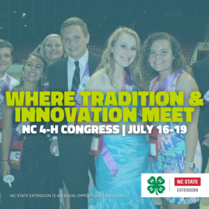 Cover photo for 2022 NC 4-H Congress