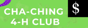 Cover photo for Cha-Ching 4-H Spin Club