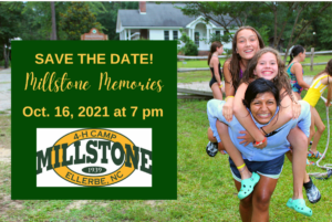 Cover photo for 4-H Millstone Memories - October 16 SAVE THE DATE
