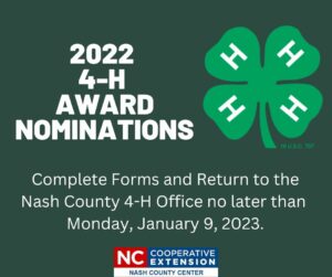 Cover photo for 2022 4-H Award Nominations - Now Open!