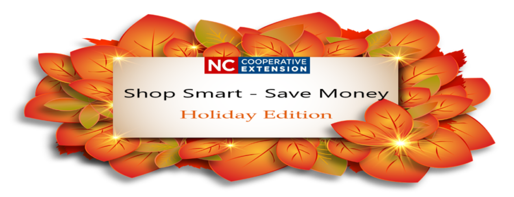 Shop Smart - Save Money, Holiday Edition.