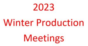 Cover photo for 2023 Winter Meeting Schedule