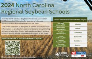 Cover photo for Regional Soybean Schools Reminder