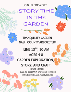 Cover photo for Storytime in the Garden!