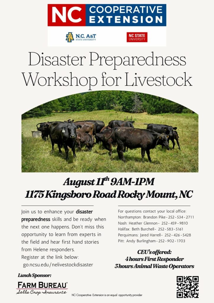 Flyer for Disaster Preparedness Workshop
