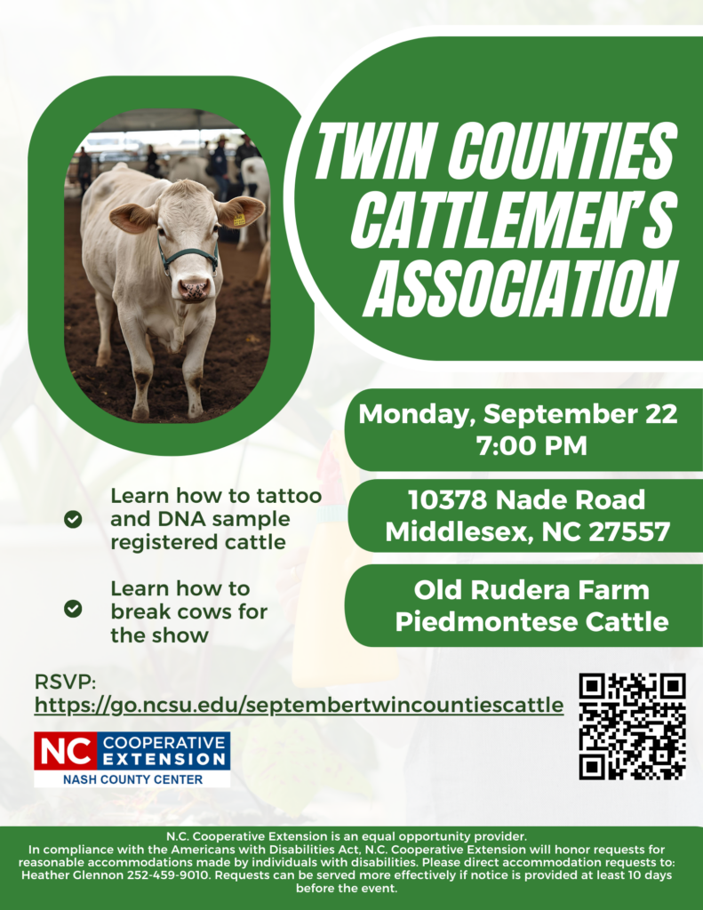 Flyer with meeting details